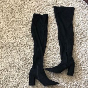 Great condition black knee high boots - women size 9